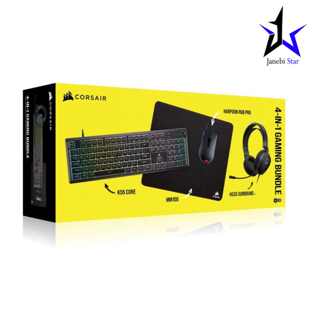 باندل گیمینگ Corsair مدل Combo K55