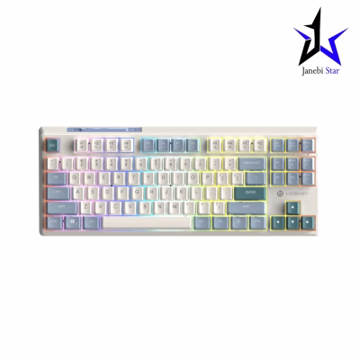 کیبورد بی سیم گیمینگ مکانیکی لاجیکی مدل K420BL