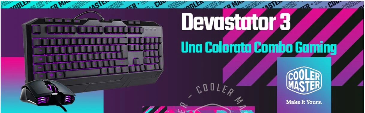 کیبورد و ماوس COOLERMASTER COMBO DEVASTATOR 3