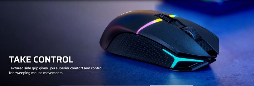 ماوس بی سیم گیمینگ کورسیر مدل NIGHTSABRE RGB