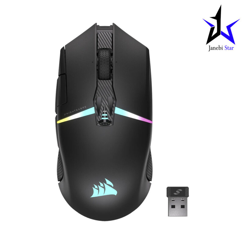 ماوس بی سیم گیمینگ کورسیر مدل NIGHTSABRE RGB
