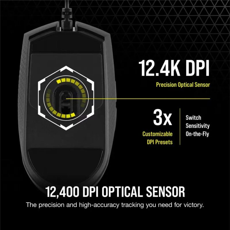 ماوس گیمینگ کورسیر مدل KATAR PRO Ultra-Light