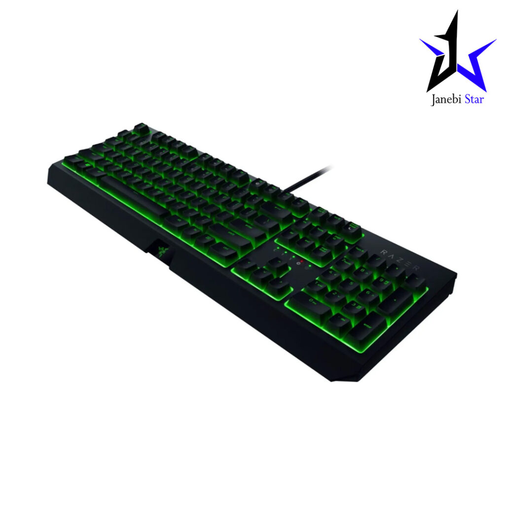 کیبورد گیمینگ ریزر مدل BlackWidow Essential Green Switch