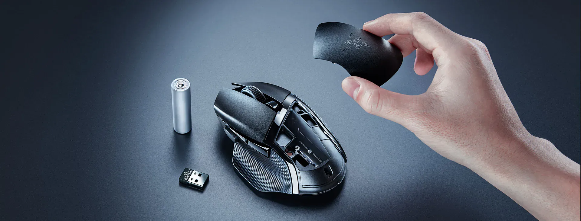 ماوس گیمینگ بی‌سیم ریزر مدل Basilisk V3 X HyperSpeed