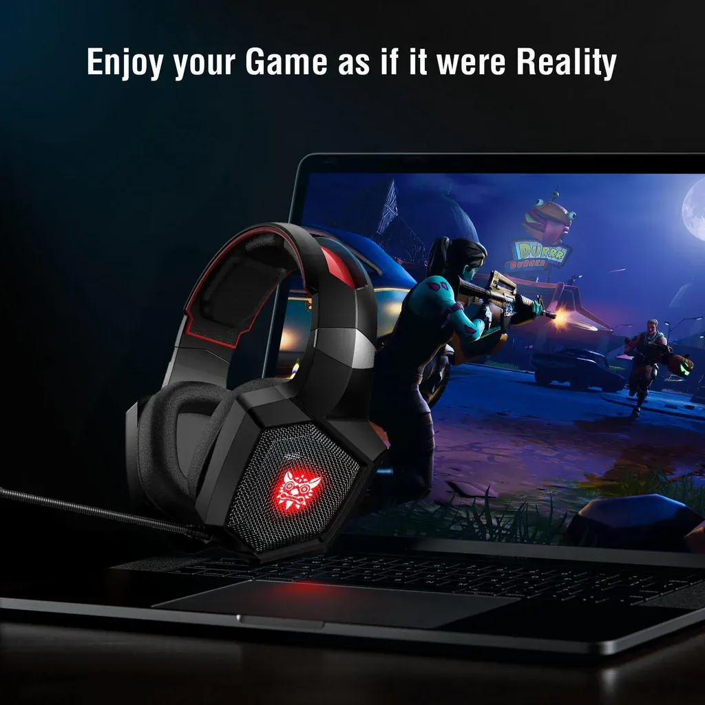 هدست گیمینگ اونیکوما مدل K8 Camouflag Gray