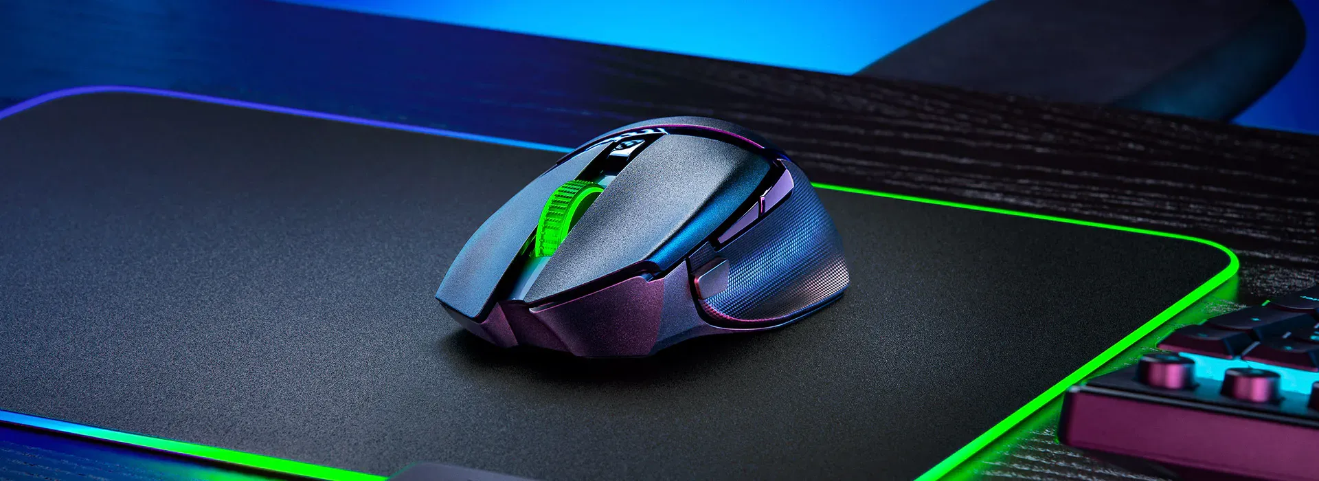 ماوس گیمینگ بی‌سیم ریزر مدل Basilisk V3 X HyperSpeed