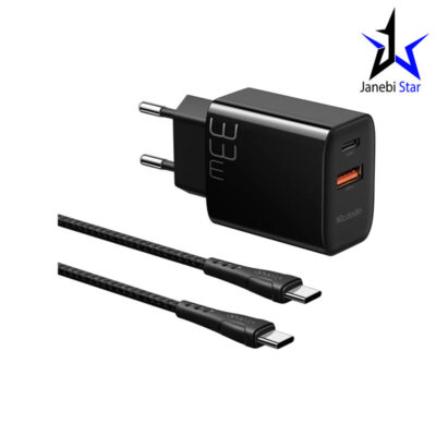شارژر دیواری مک دودو مدل CH-0922 به همراه کابل تبدیل USB-C