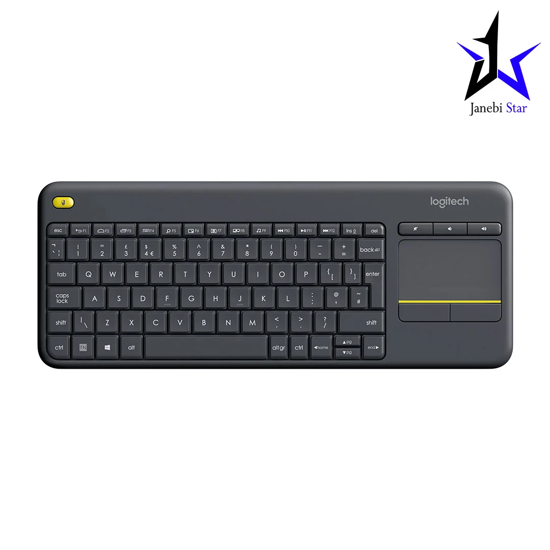 کیبورد بی سیم لاجیتک مدل K400 Plus Black
