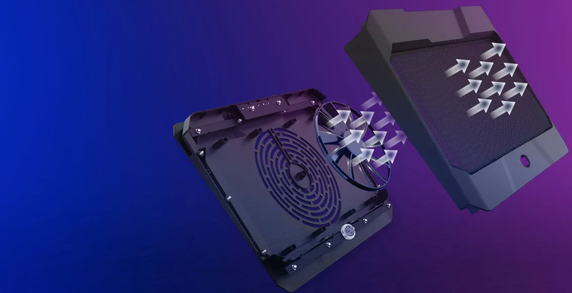 پایه خنک‌کننده لپ تاپ Cooler Master NotePal X150 Spectrum