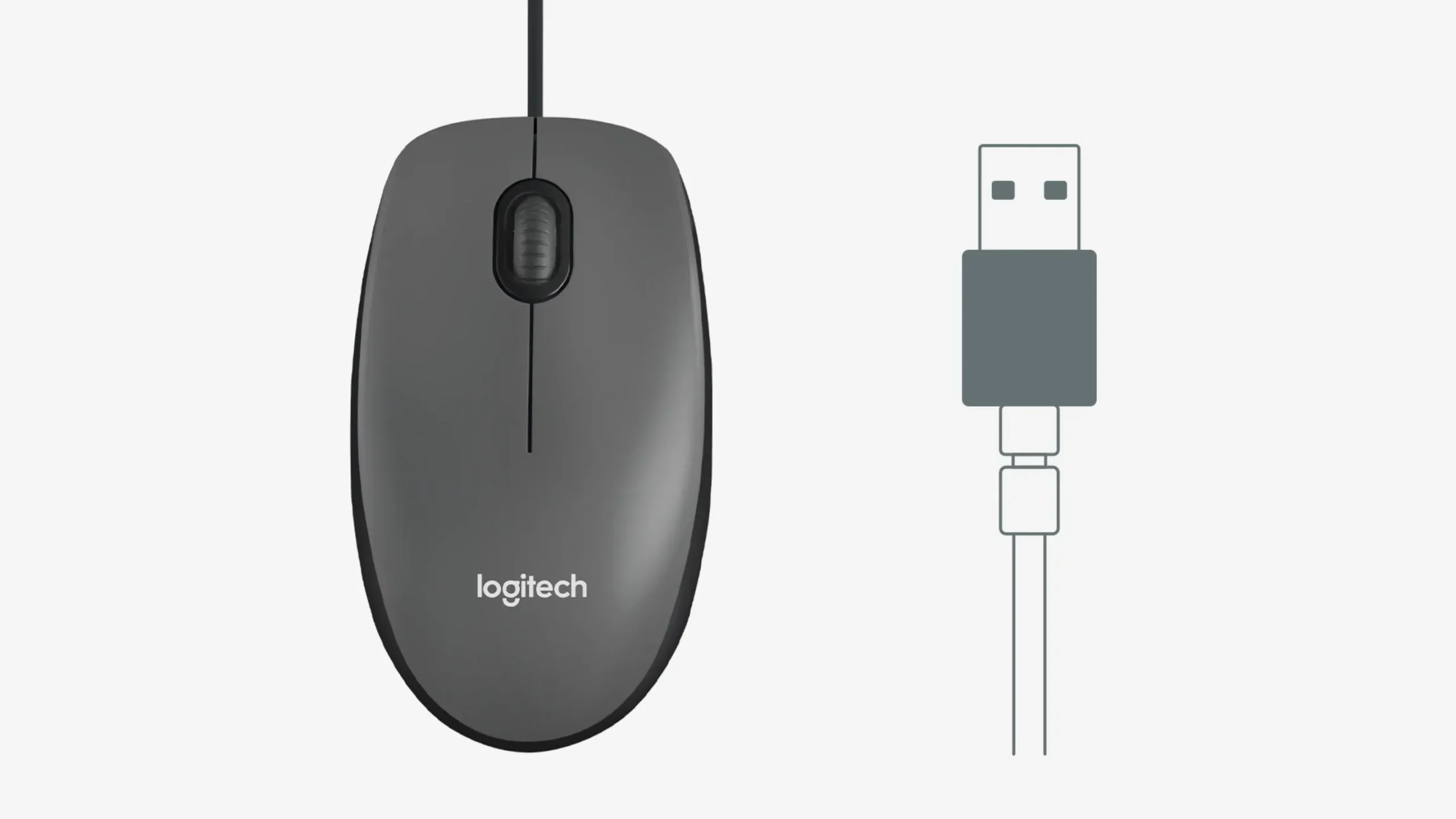 ماوس باسیم لاجیتک مدل Logitech M90