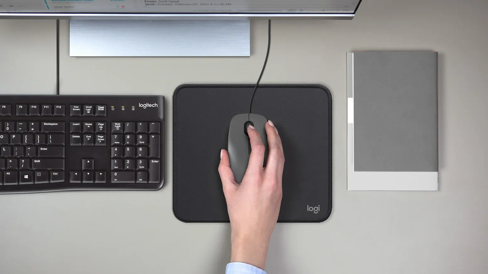ماوس باسیم لاجیتک مدل Logitech M90
