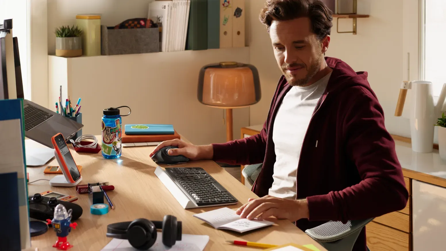 ماوس بی‌ سیم لاجیتک مدل Logitech Mx Ergo