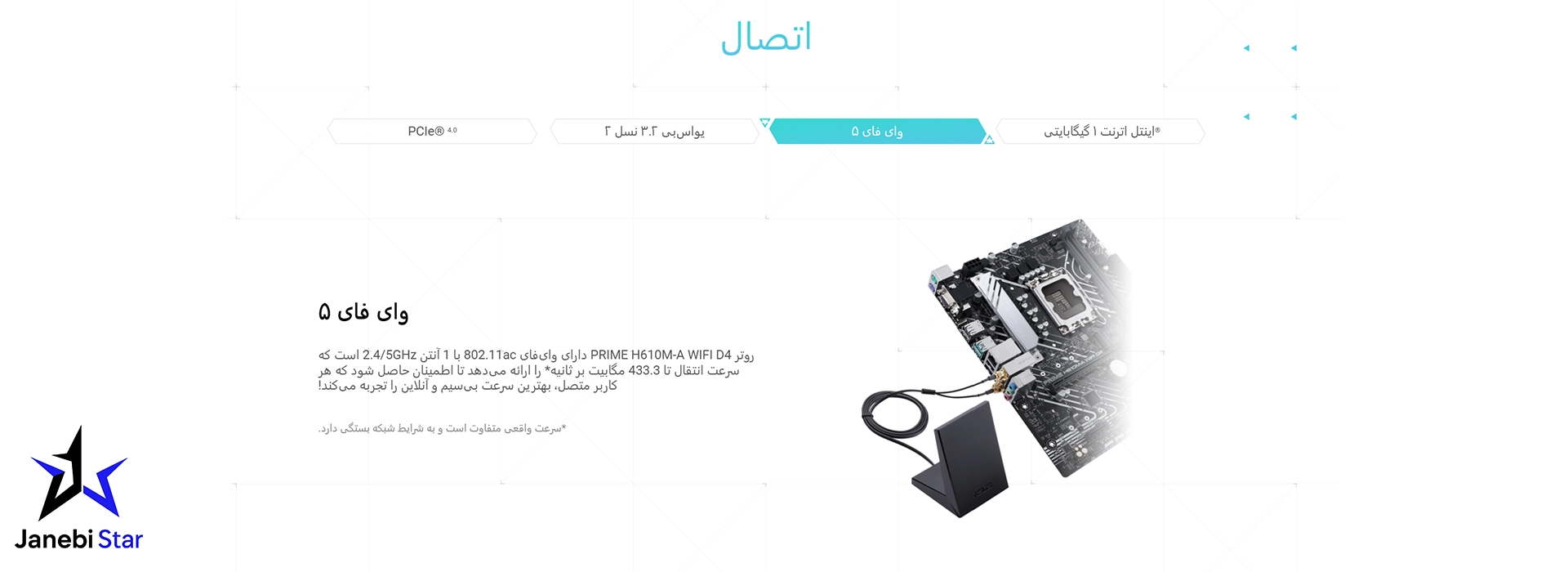 مادربرد ایسوس PRIME H610M-A WIFI D4