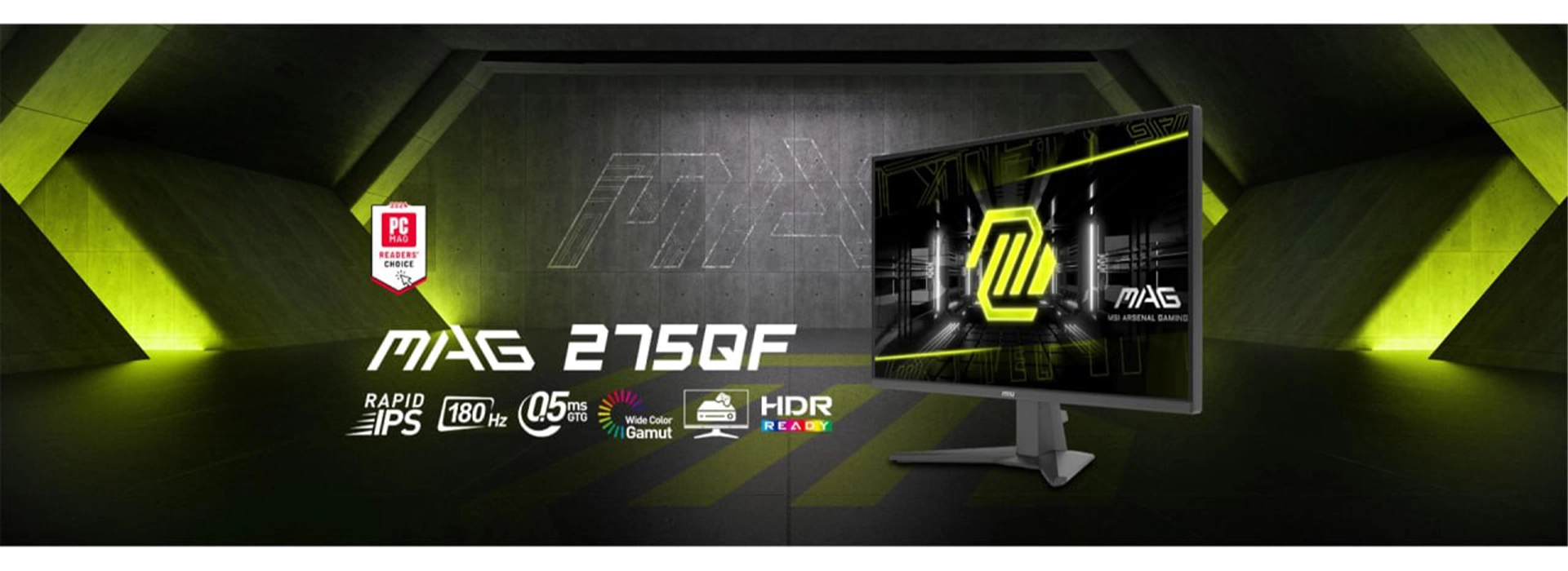 مانیتور گیمینگ ام اس آی مدل MAG 275QF سایز 27 اینچ