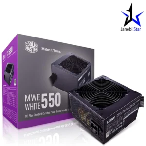 منبع تغذیه کامپیوتر کولر مستر مدل MWE white 550
