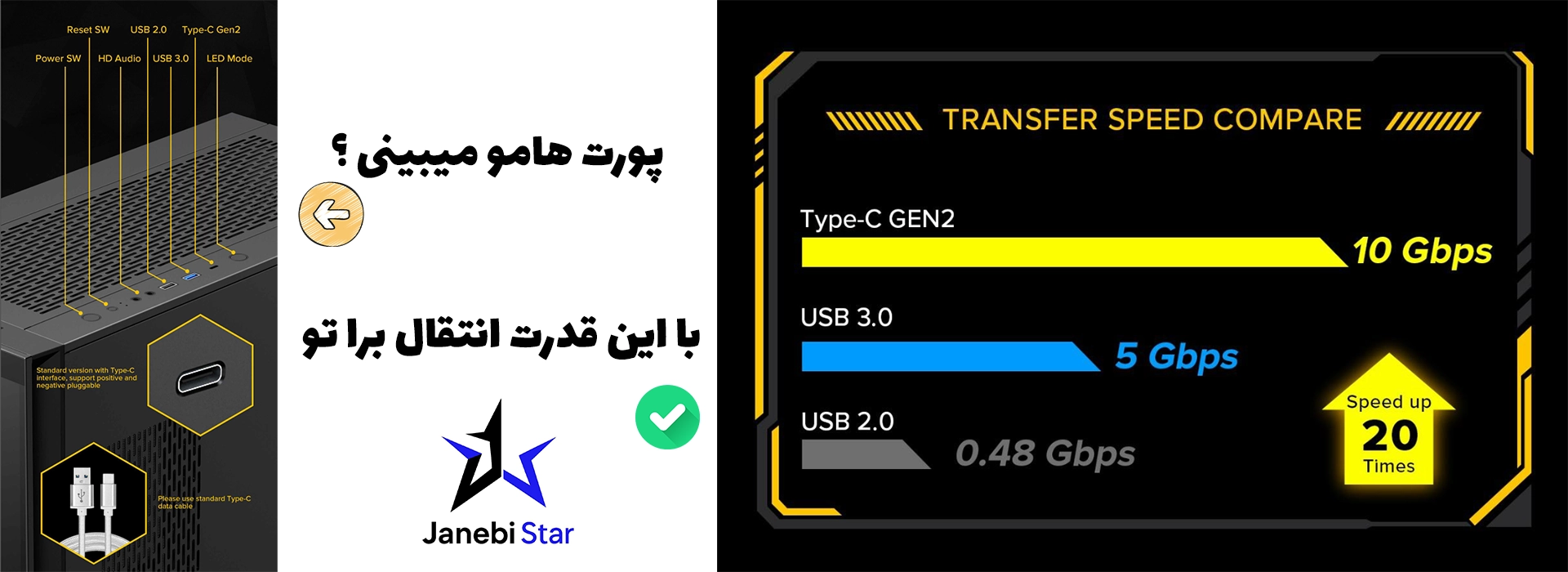 کیس کامپیوتر گیم مکس مدل Leader