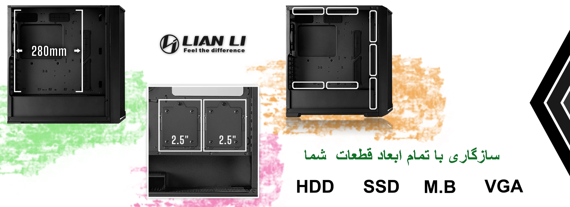 کیس گیمینگ Lian Li LANCOOL 215