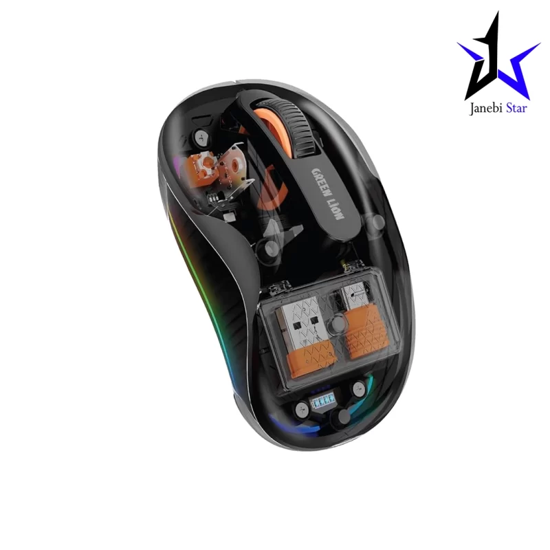 ماوس بی سیم گرین لاین مدل Transparent Turtle
