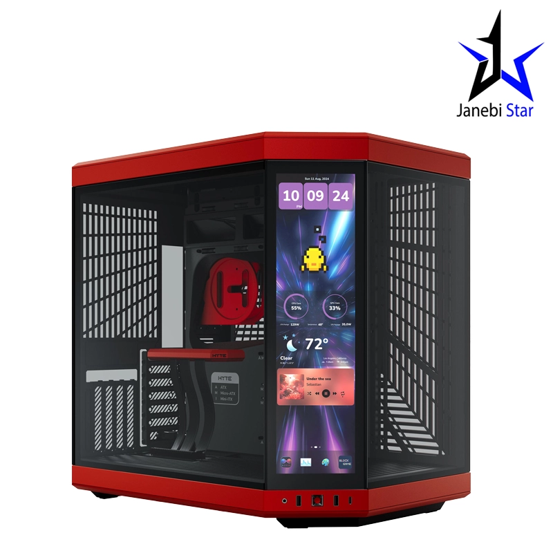 کیس هایت مدل Y70 به همراه نمایشگر کیس مدل Y70 touch infinite