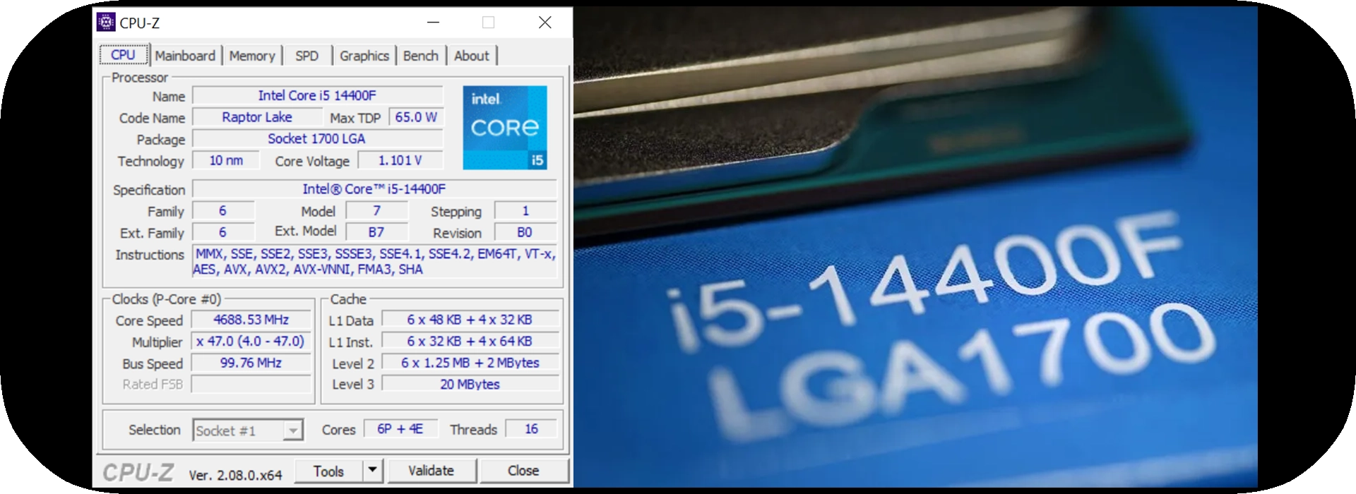 پردازنده کامپیوتر اینتل مدل Core i5 14400F Tray 5 پردازنده کامپیوتر اینتل مدل Core i5 14400F Tray