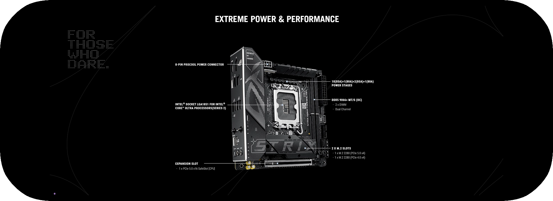 مادربرد ایسوس مدل ROG STRIX B860-I GAMING WIFI