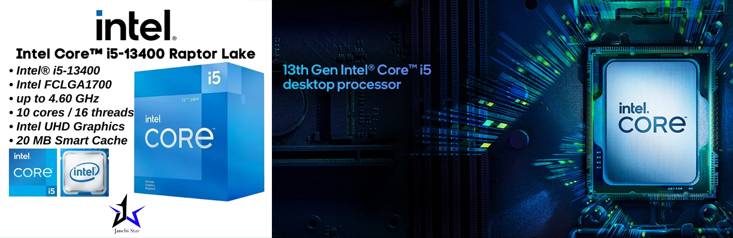 پردازنده کامپیوتر اینتل مدل Core i5 13400 Tray