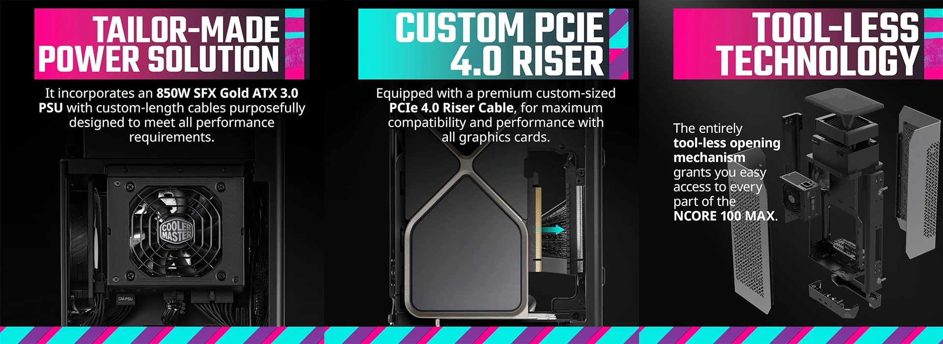کیس گیمینگ کولرمستر NCORE 100 MAX