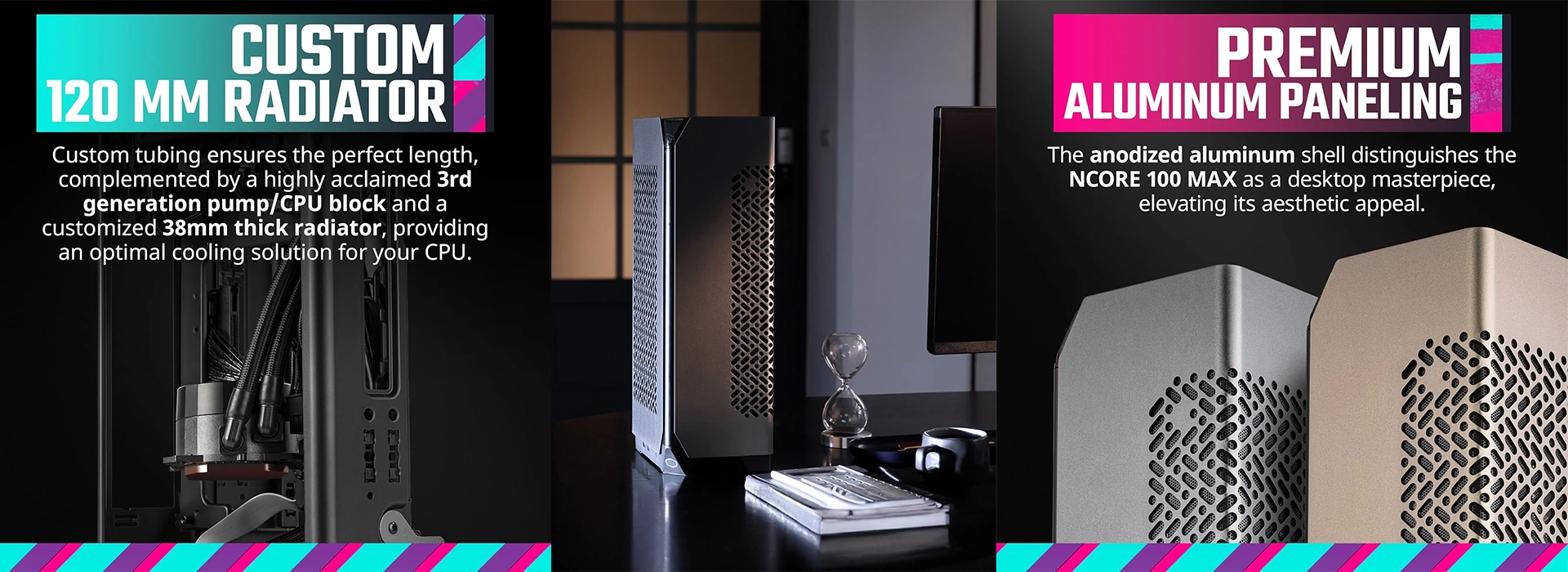 کیس گیمینگ کولرمستر NCORE 100 MAX