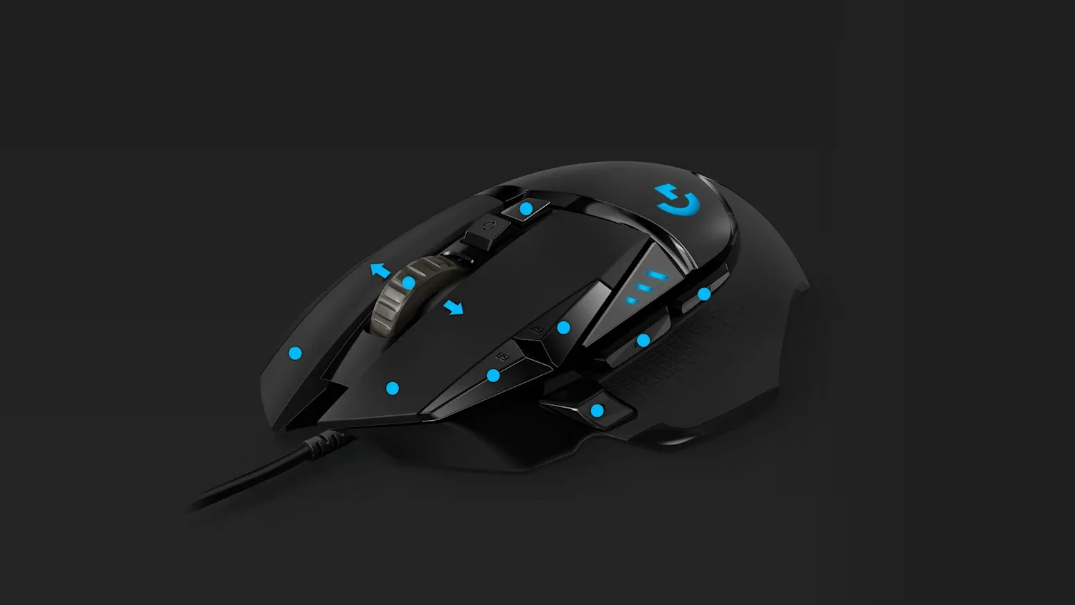 موس گیمینگ لاجیتک Logitech G502 HERO