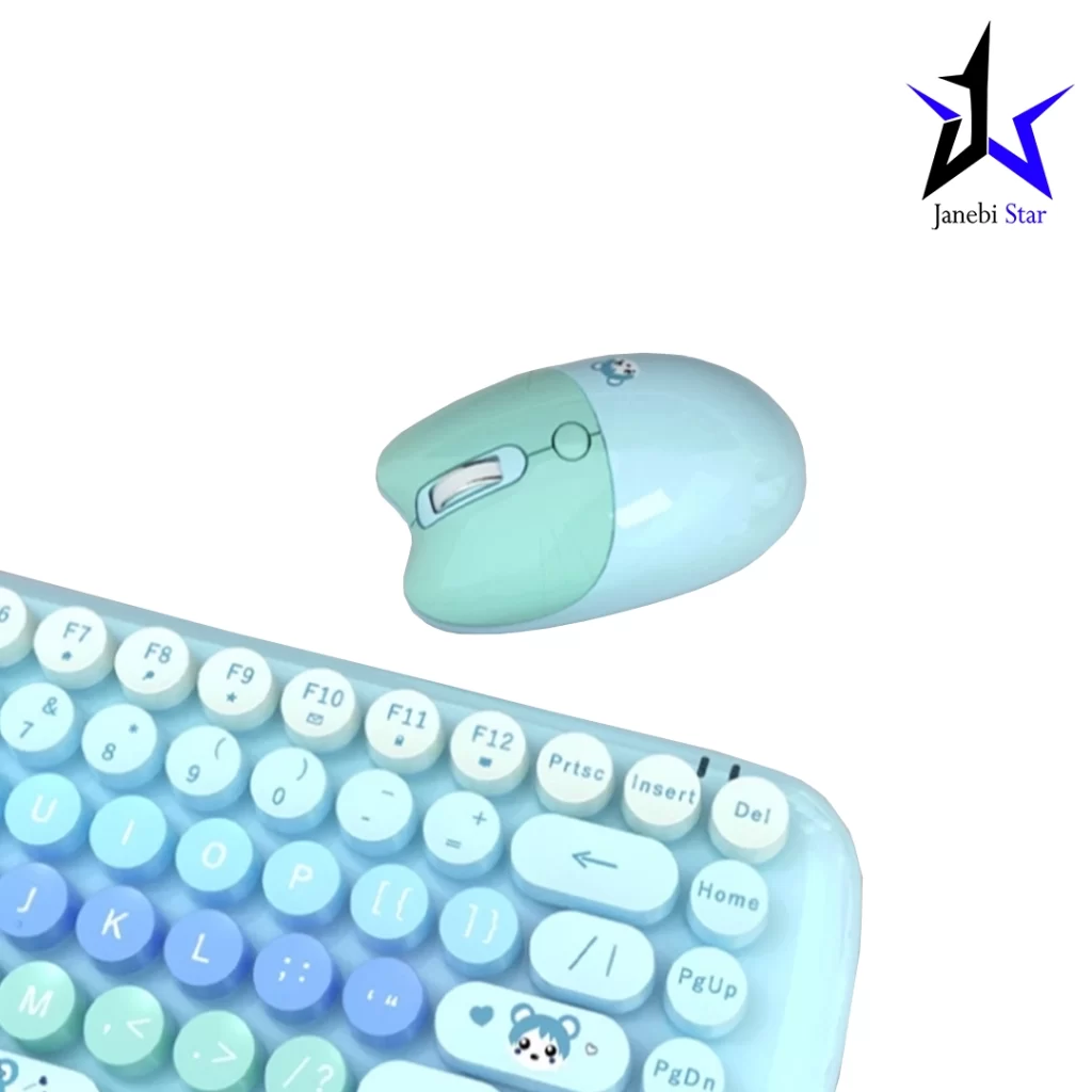 کیبورد و ماوس بی سیم Mofii مدل Candy Blue