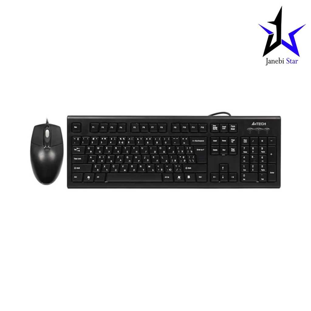 کیبورد و موس سیمی ای فورتک مدل A4Tech KR-8572S