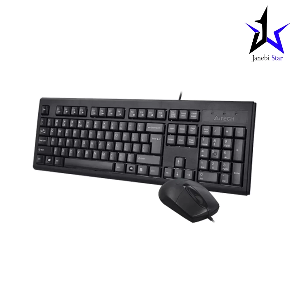 کیبورد و موس سیمی ای فورتک مدل A4Tech KR-9276
