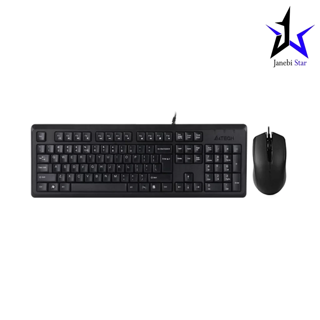 کیبورد و موس سیمی ای فورتک مدل A4Tech KR-9276