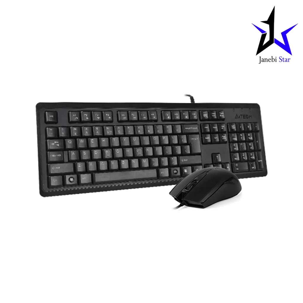 کیبورد و موس سیمی ای فورتک مدل A4Tech KR-9276