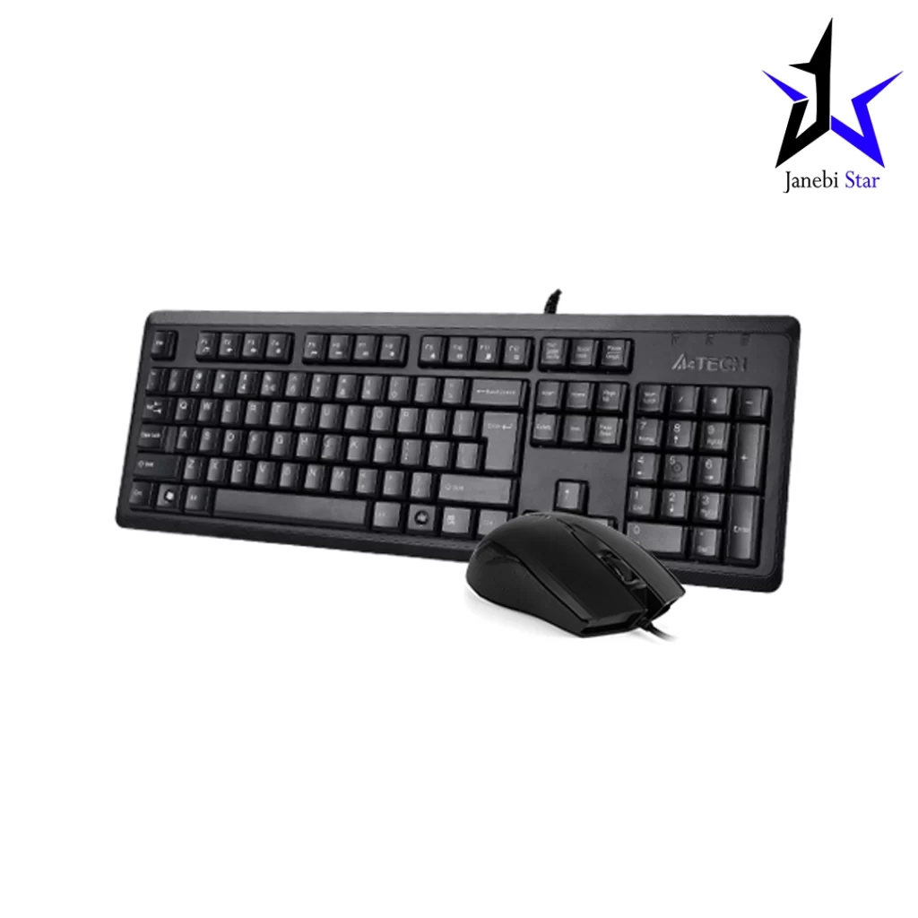 کیبورد و موس سیمی ای فورتک مدل A4Tech KR-9276
