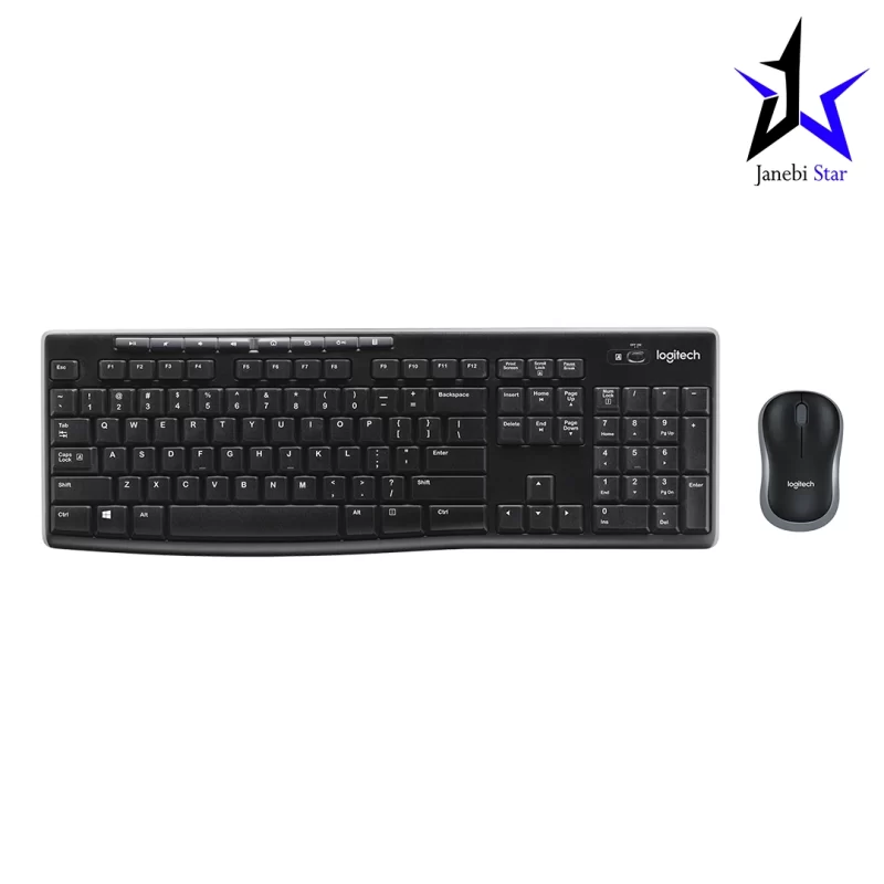 کیبورد و ماوس بی سیم لاجیتک مدل MK270 کیبورد و ماوس بی سیم لاجیتک مدل MK270