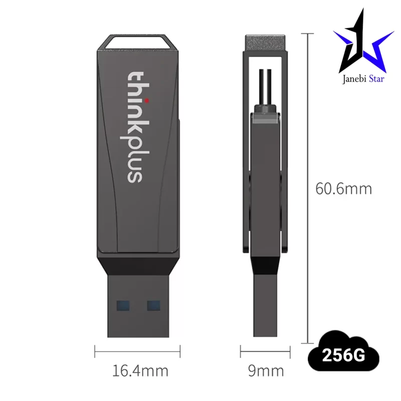 فلش مموری 256 گیگ لنوو Lenovo Thinkplus MU252 256G Flash Memory
