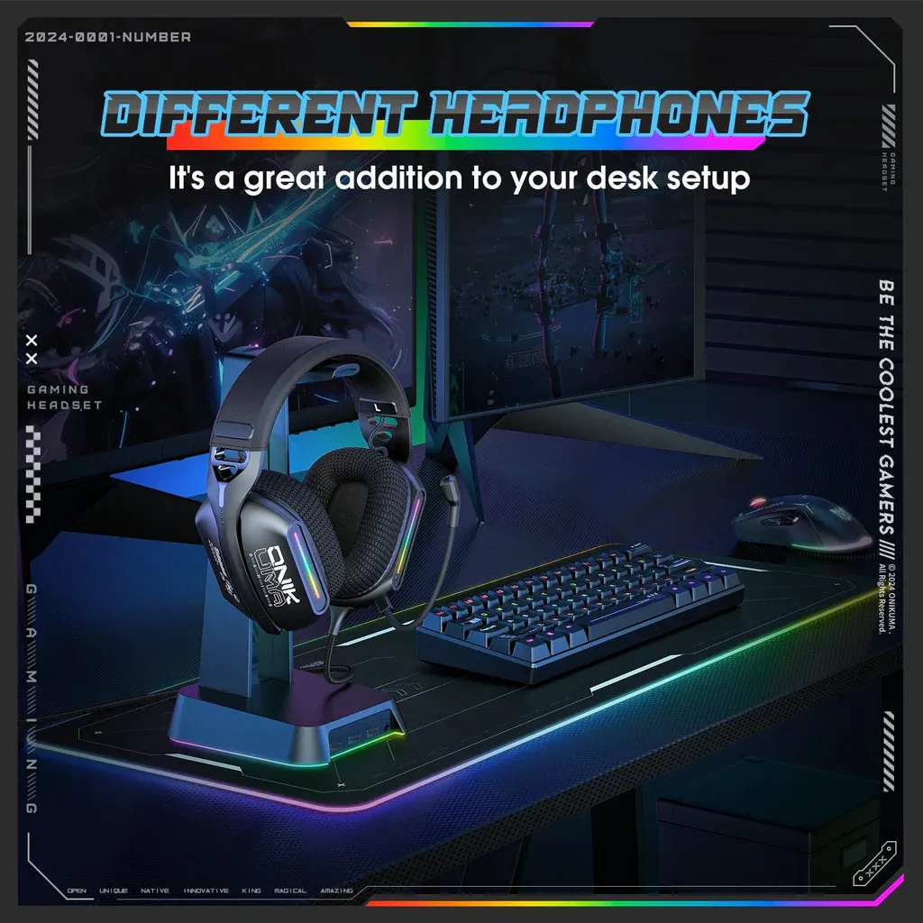 هدست باسیم گیمینگ اونیکوما مدل X12