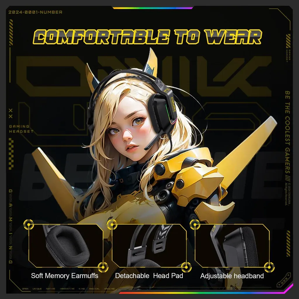 هدست گیمینگ اونیکوما مدل X13 7 هدست گیمینگ اونیکوما مدل X13