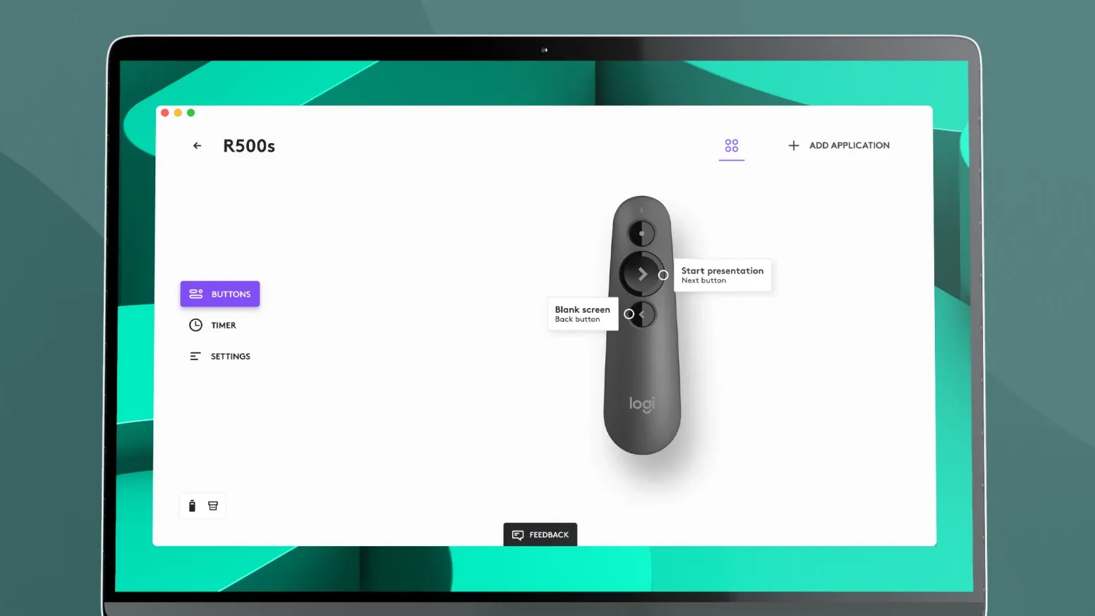  Logitech R500s Laser Presentation Remote