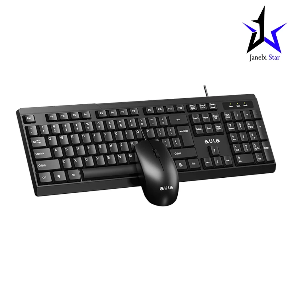 کیبورد و ماوس سیم دار آئولا AC101