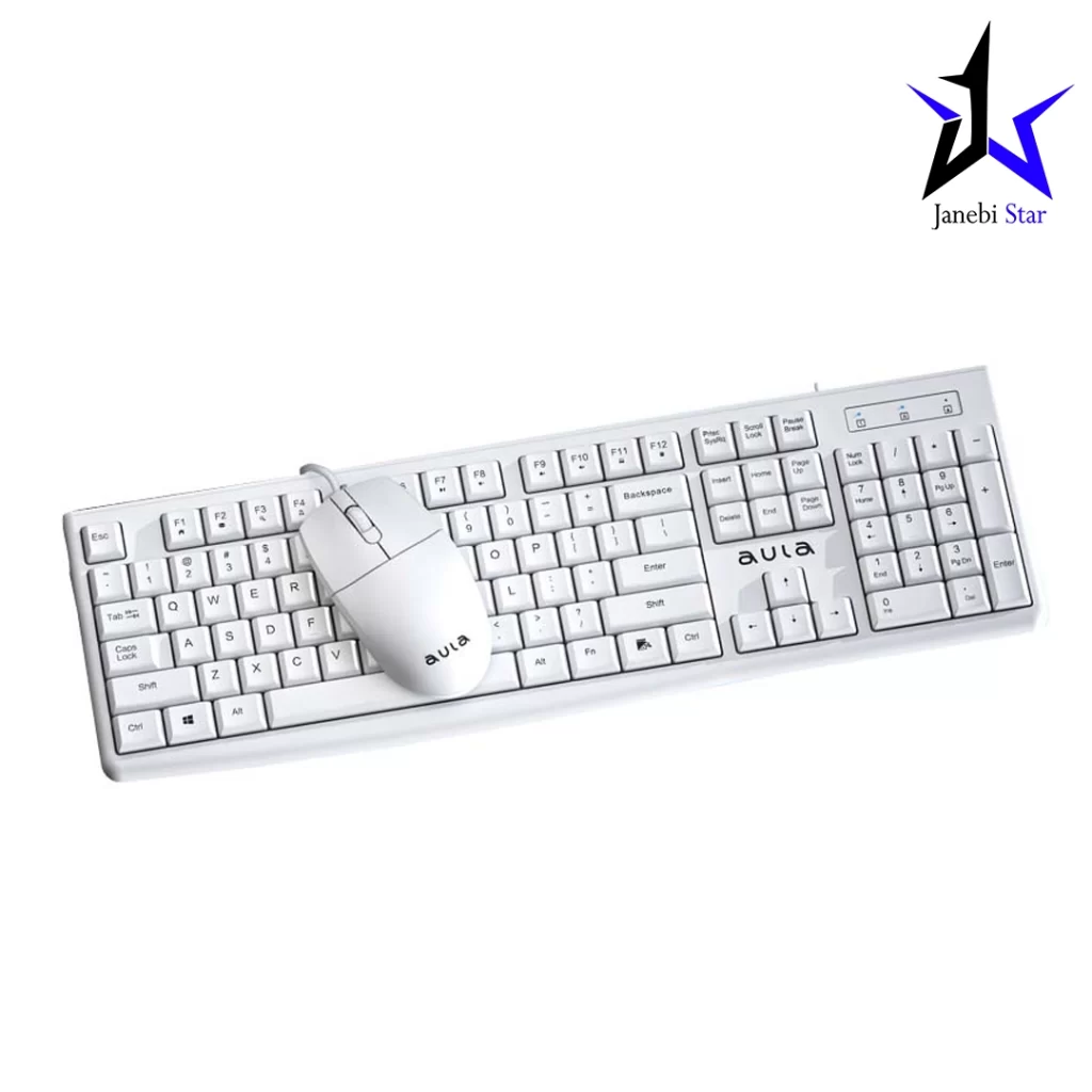 کیبورد و ماوس سیم دار آئولا مدل AC102