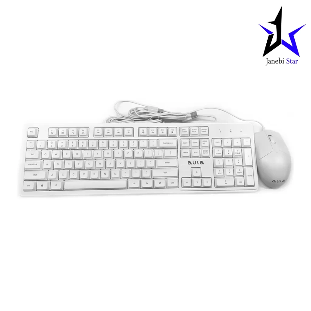 کیبورد و ماوس سیم دار آئولا مدل AC102