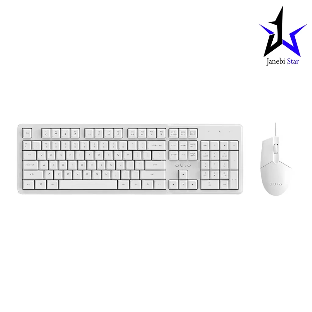 کیبورد و ماوس سیم دار آئولا مدل AC102