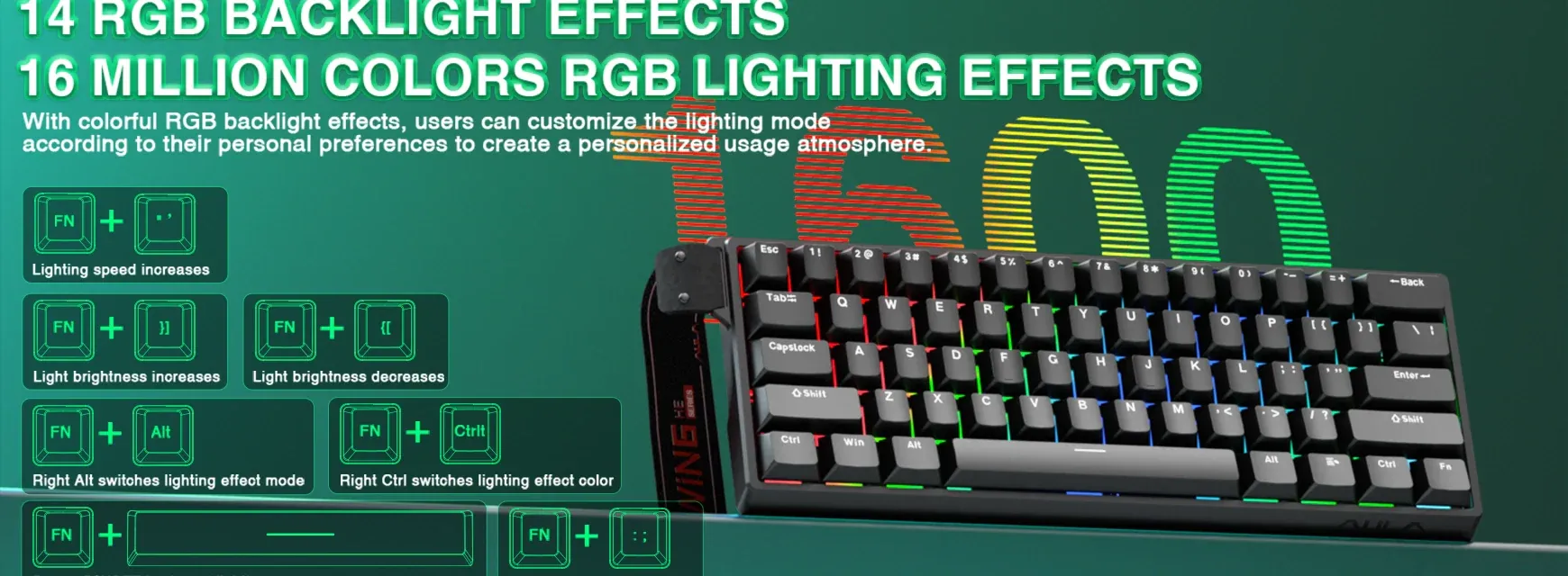 کیبورد کیبورد گیمینگ AULA WIN60 HE PRO