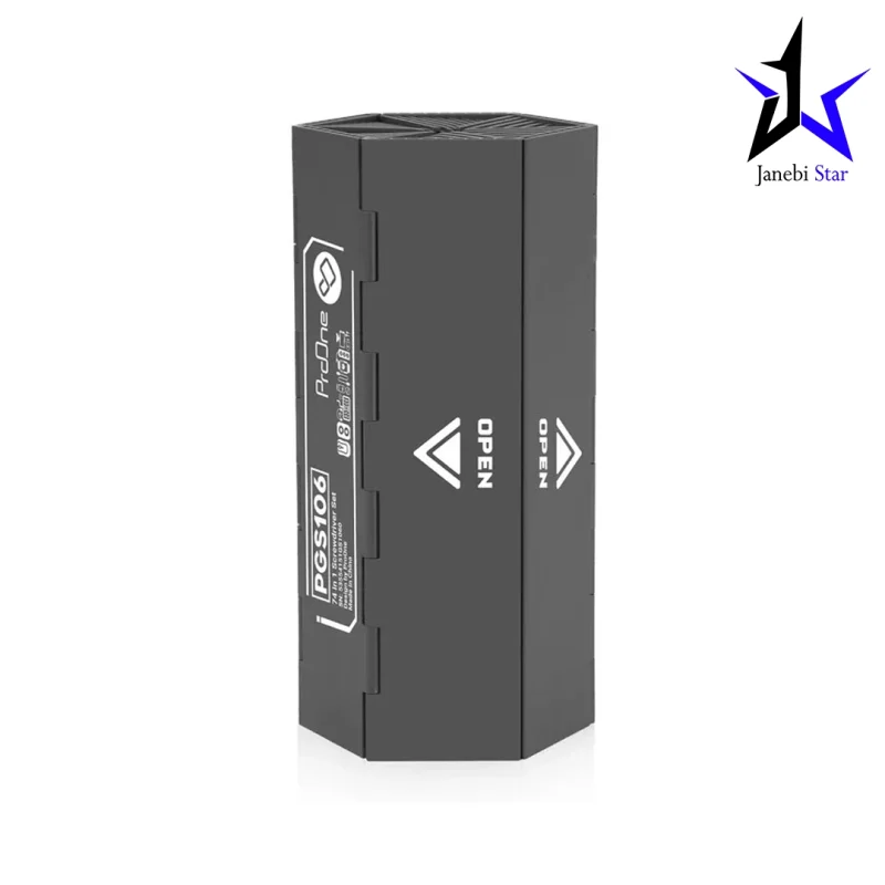 ست پیچ گوشتی پرووان مدل PGS106 بسته ۷۴ عددی