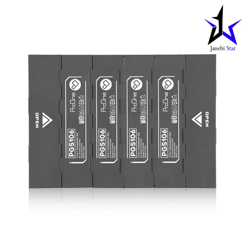 ست پیچ گوشتی پرووان مدل PGS106 بسته ۷۴ عددی