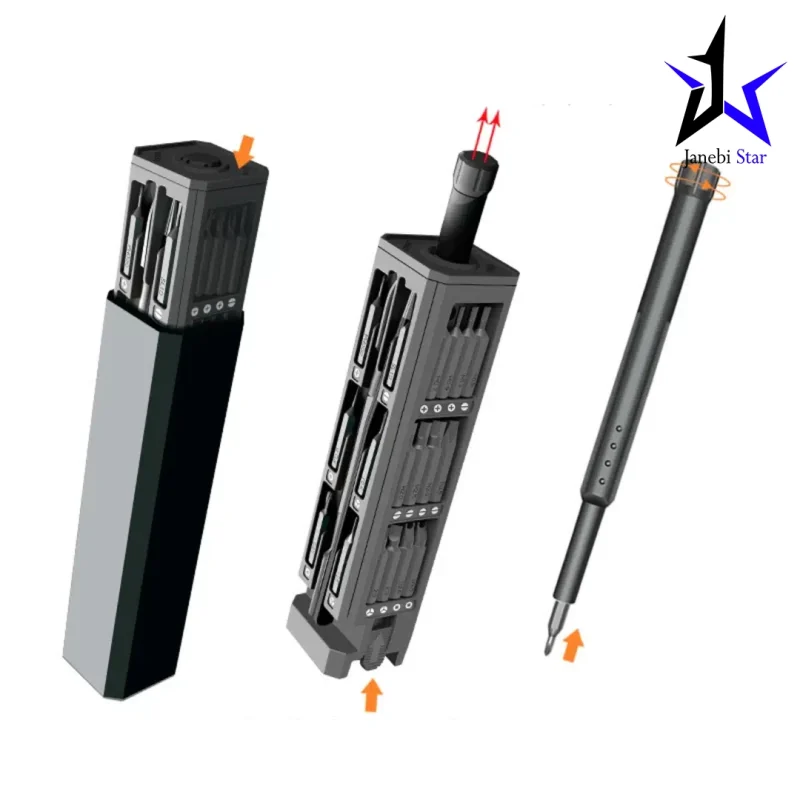 پیچ گوشتی پرووان مدل PGS108 بسته 44 عددی