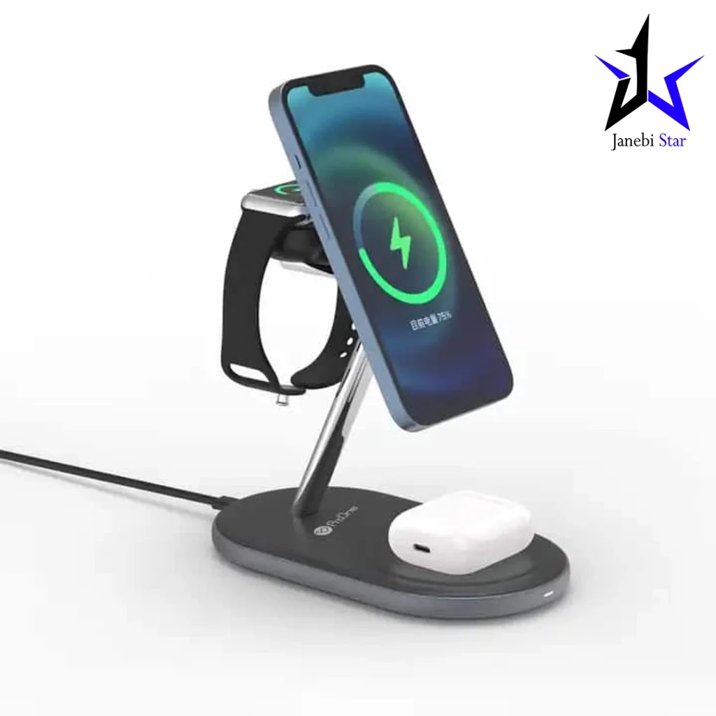 شارژر بی سیم 3 در 1 پرووان مدل PWL810