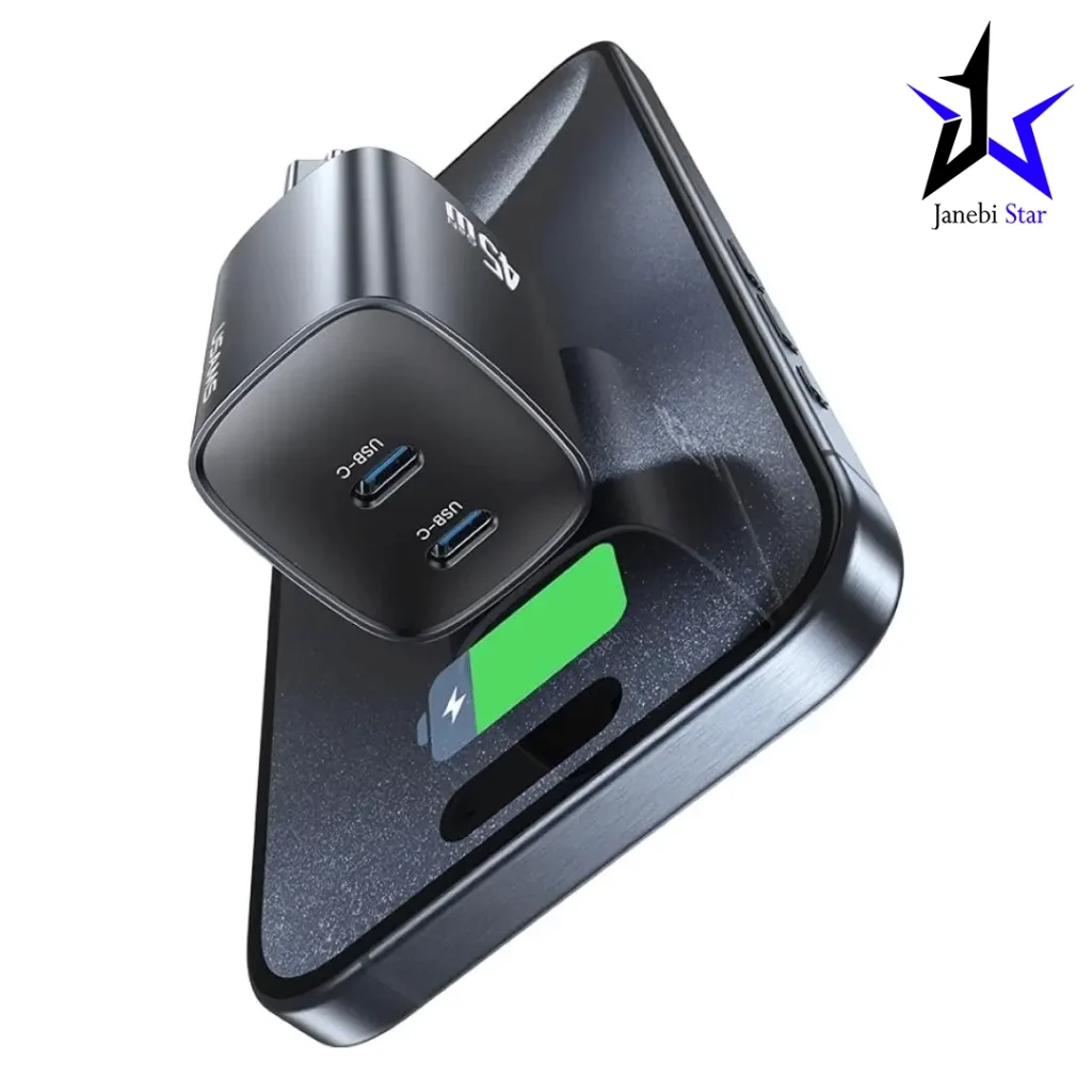 شارژر دیواری یوسمز مدل US-CC305 با توان 45 وات